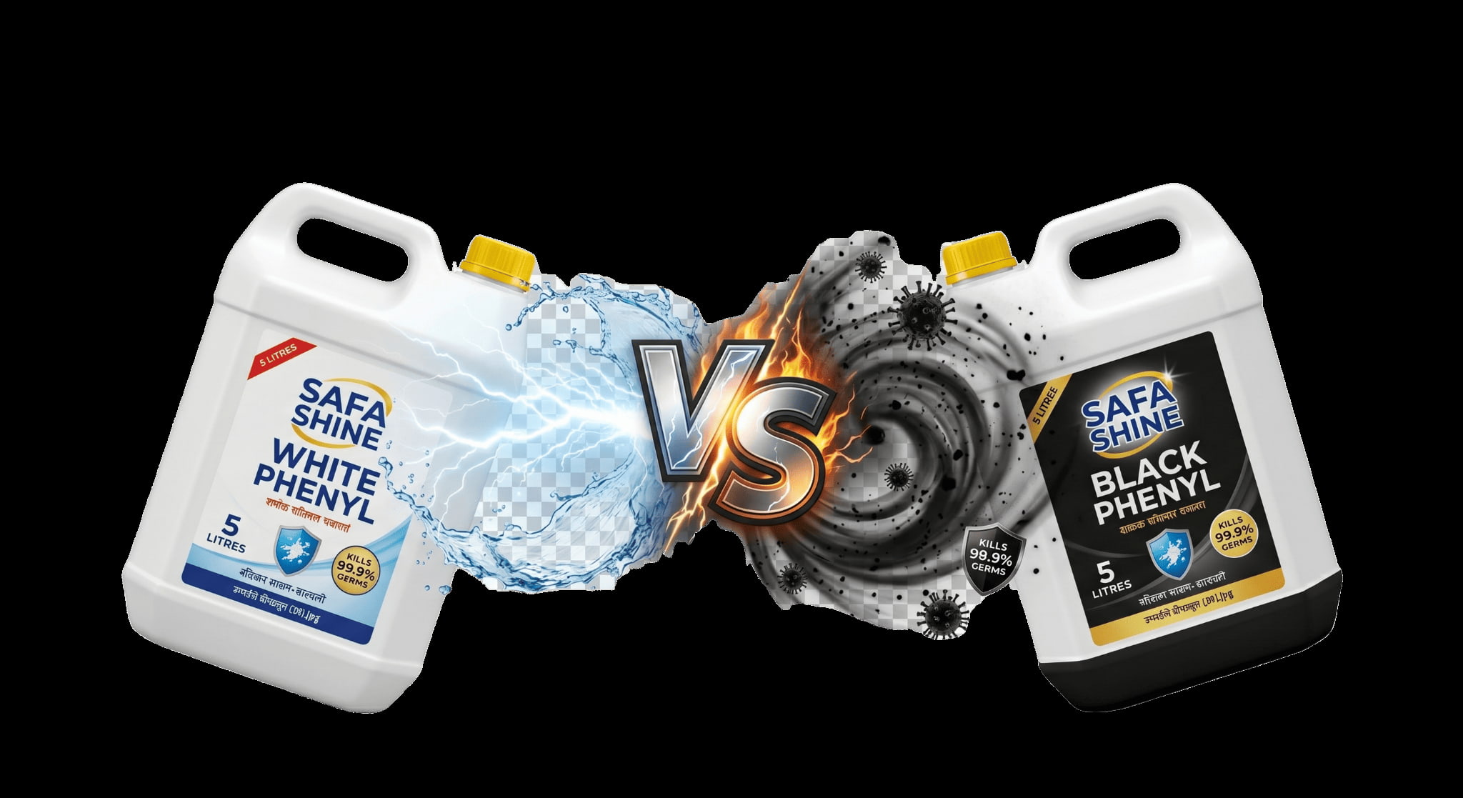 Black Phenyl vs. White Phenyl ? Which Cleaning Solution Is Better for Your Space?
